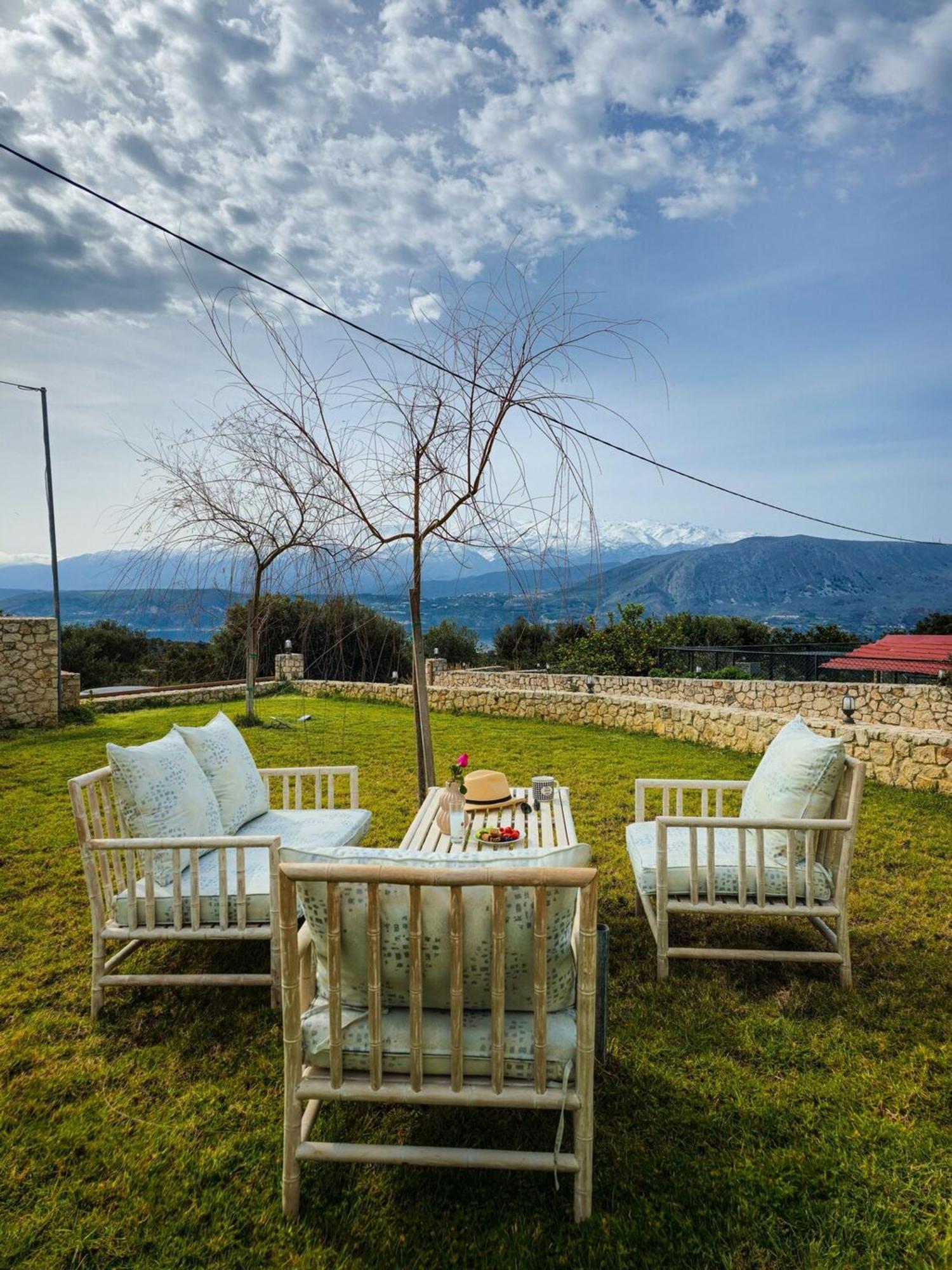 Villa Aitheras With Sea Views And Garden Sternai Luaran gambar