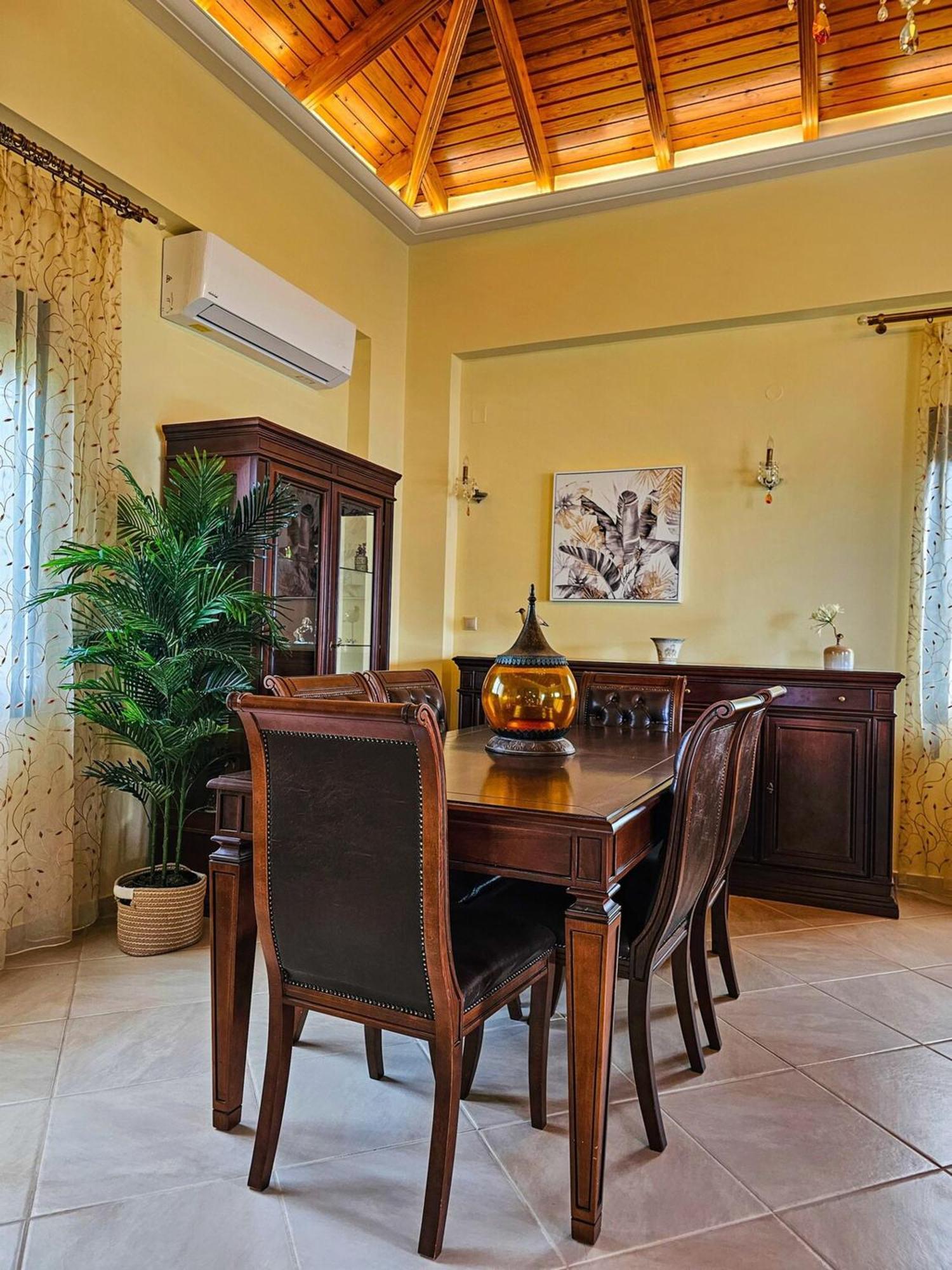 Villa Aitheras With Sea Views And Garden Sternai Luaran gambar