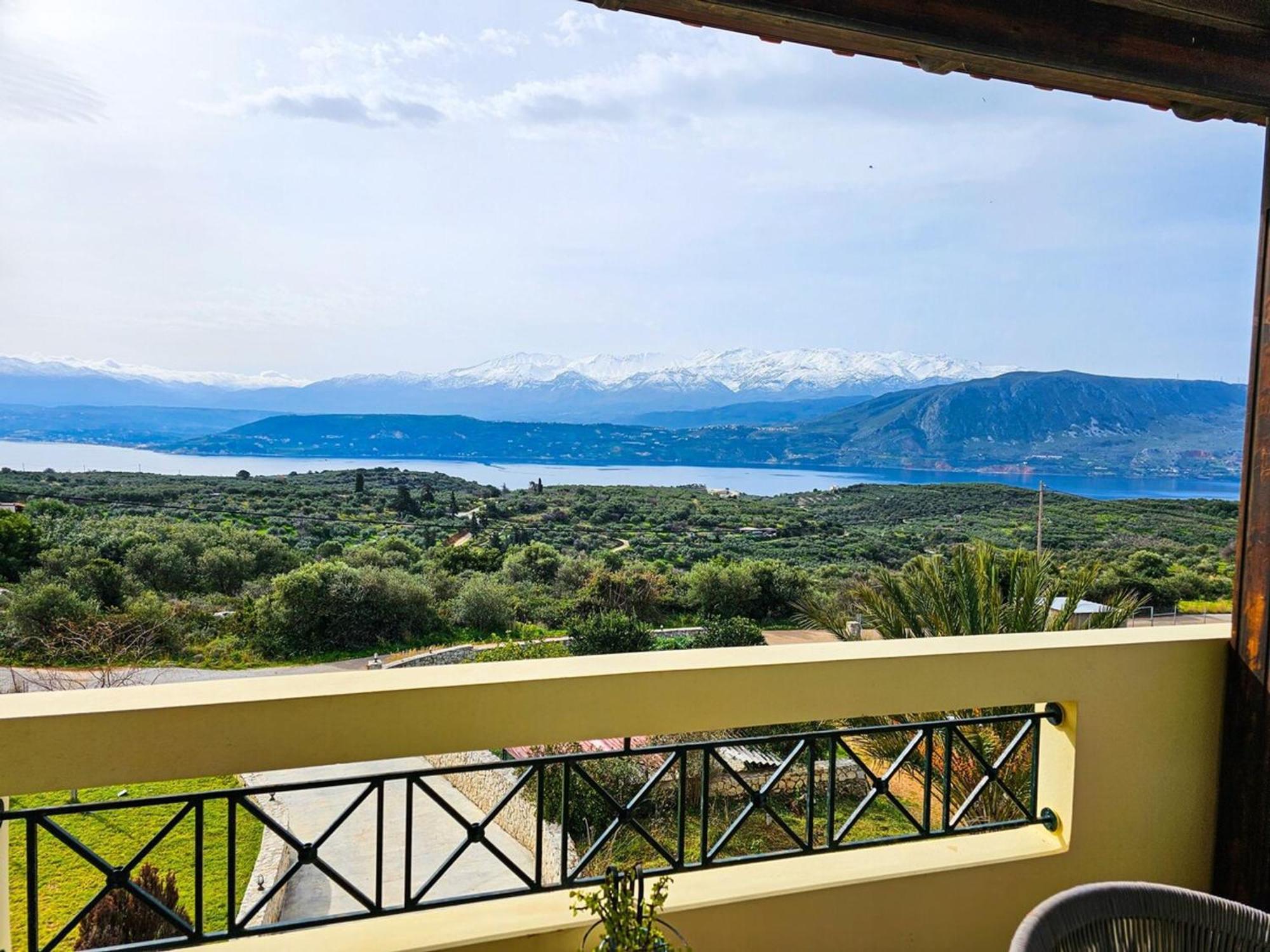 Villa Aitheras With Sea Views And Garden Sternai Luaran gambar