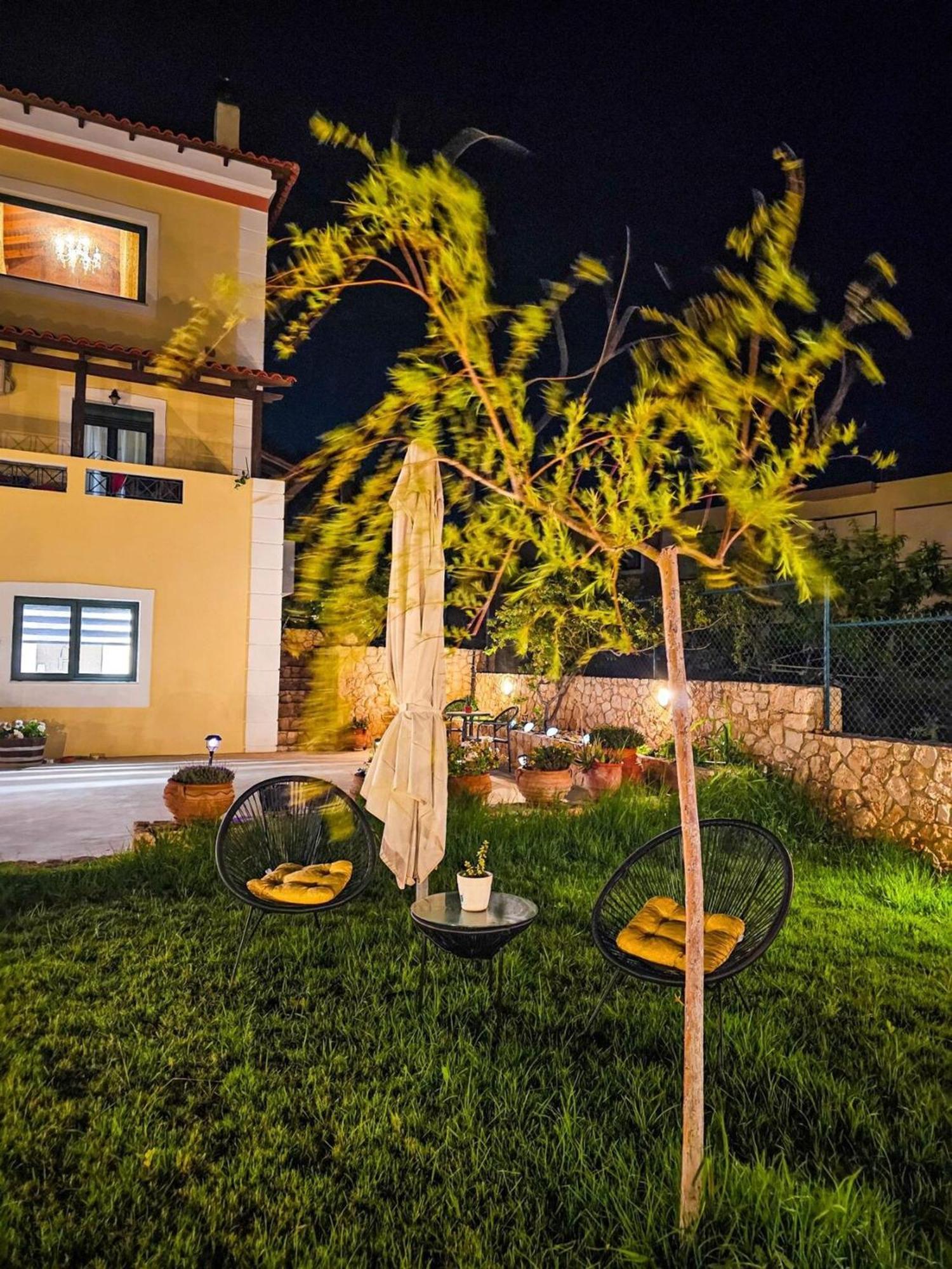 Villa Aitheras With Sea Views And Garden Sternai Luaran gambar
