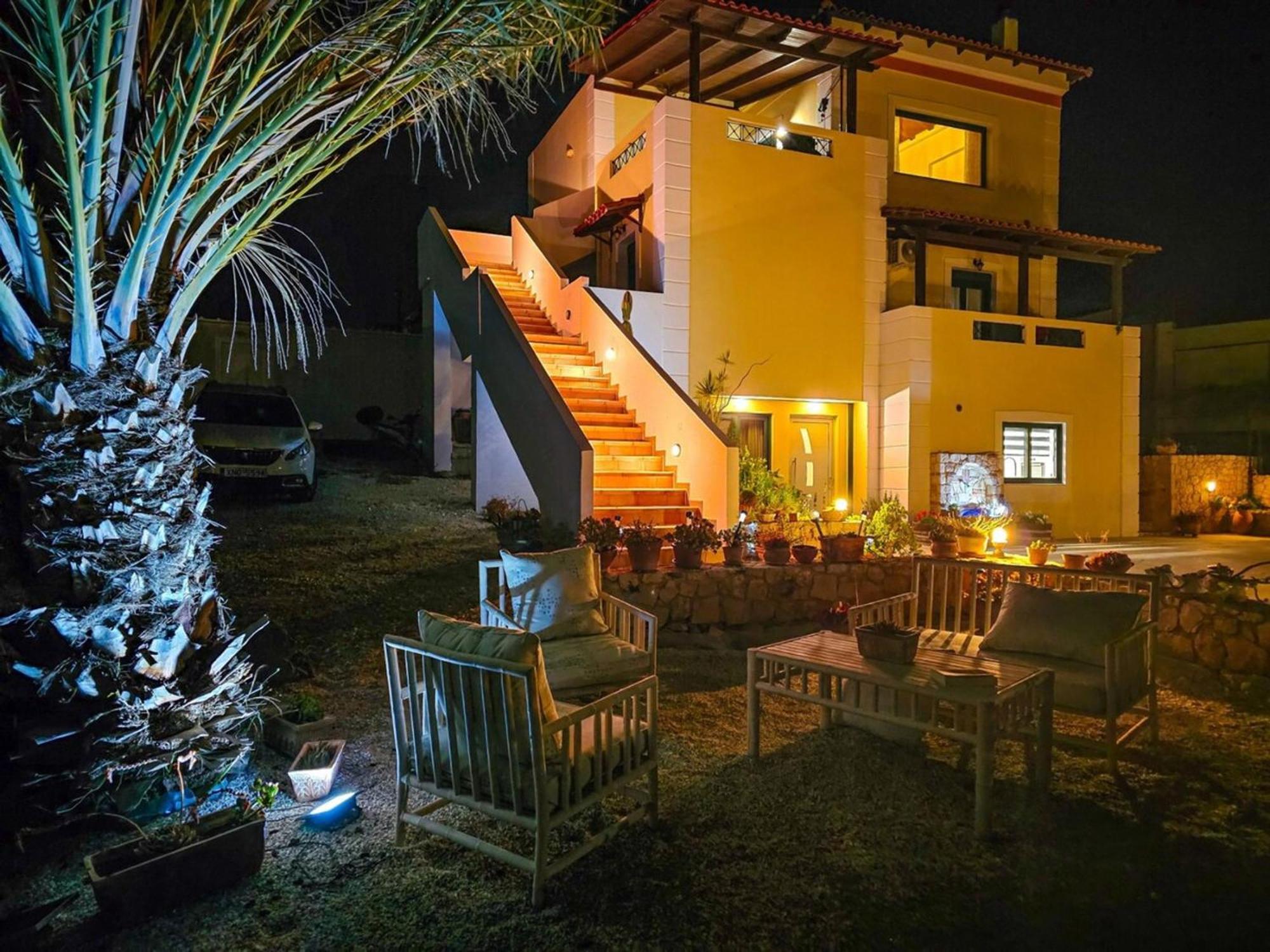 Villa Aitheras With Sea Views And Garden Sternai Luaran gambar